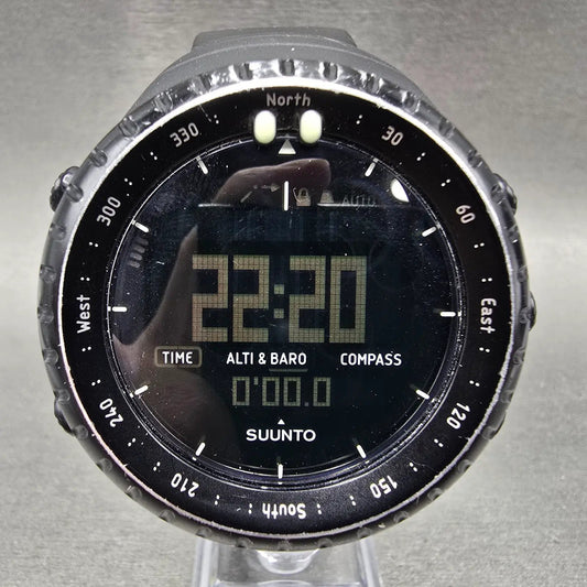 Suunto Core Watch Men 50mm Black Digital Alti Baro Compass Round PARTS0