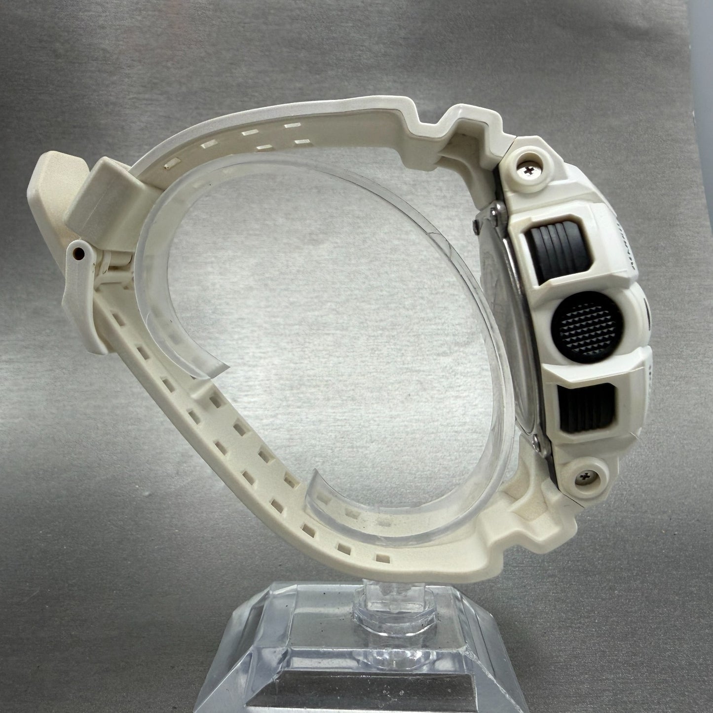 Casio G-Shock GA-400 Watch Men 52mm White Black Alarm Chrono Ana Digi New Batt9