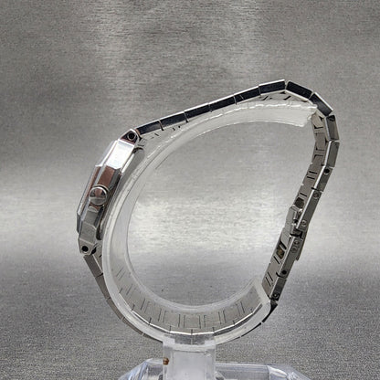 Seiko Watch Women 23mm White Dial Stainless Steel Octagon 12215040 New Battery6