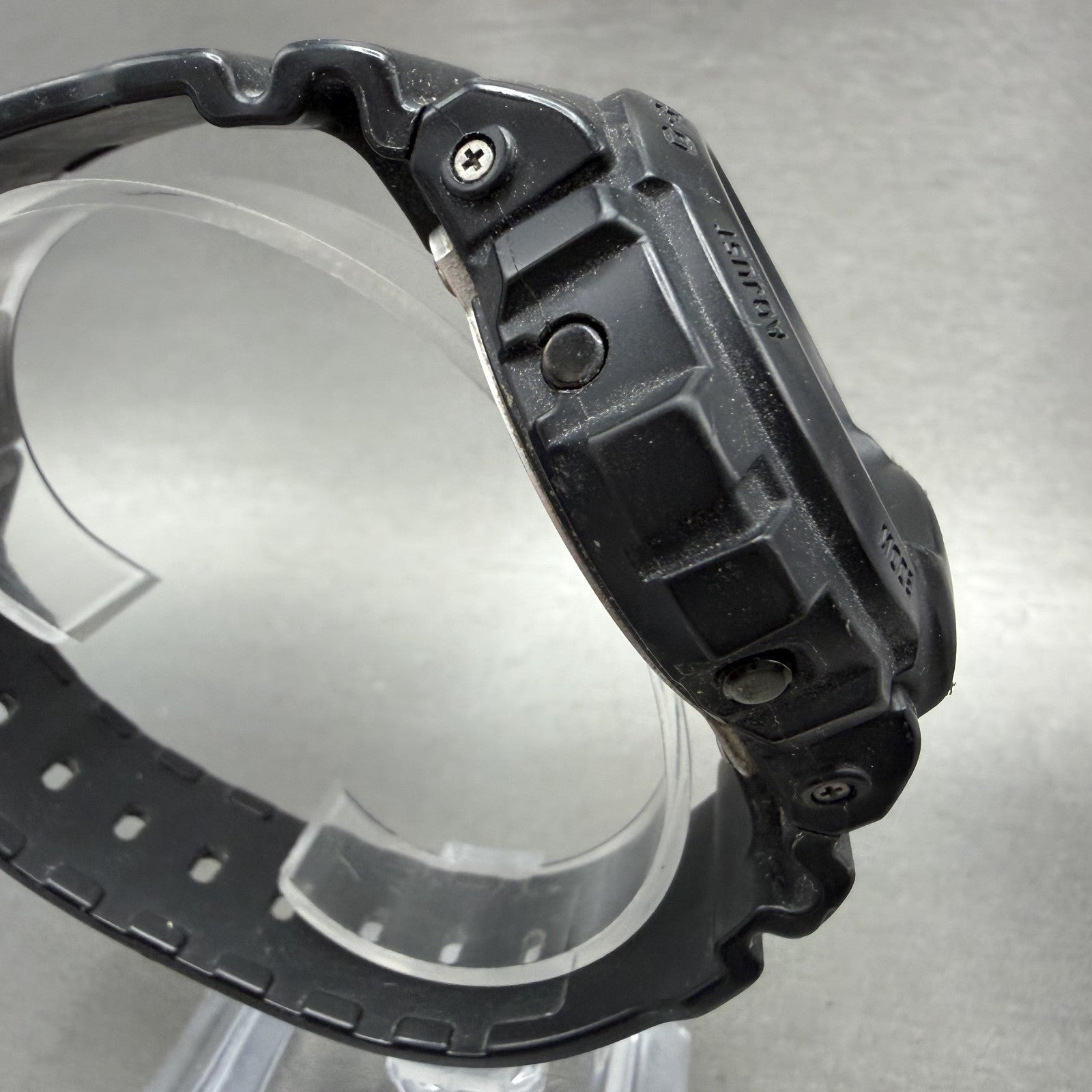 Casio GShock DW6900MS Watch Men 50mm Digital LCD Black Tone Alarm Chrono Works3