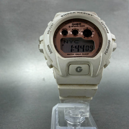 Casio  G-Shock Mini Watch Women 43mm Digital White Alarm Chrono GMN-691 New Batt5