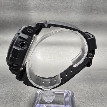Casio G-Shock DW-6900BB Watch Men 50mm Black Dial Black Chrono Alarm New Battery6