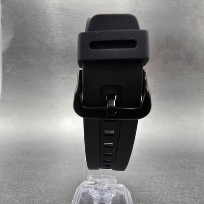 Casio AE-30W Watch Men 38mm Black Alarm Chronograph Round New battery VTG7