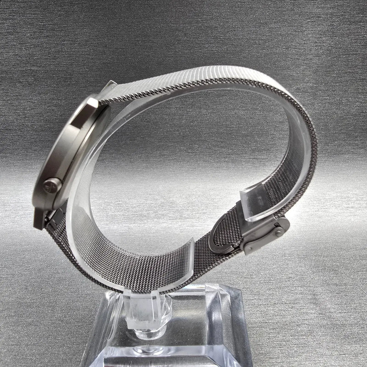Skagen Watch Men 34mm Blue Dial Silver Tone Date Round 103LTTN New Battery6