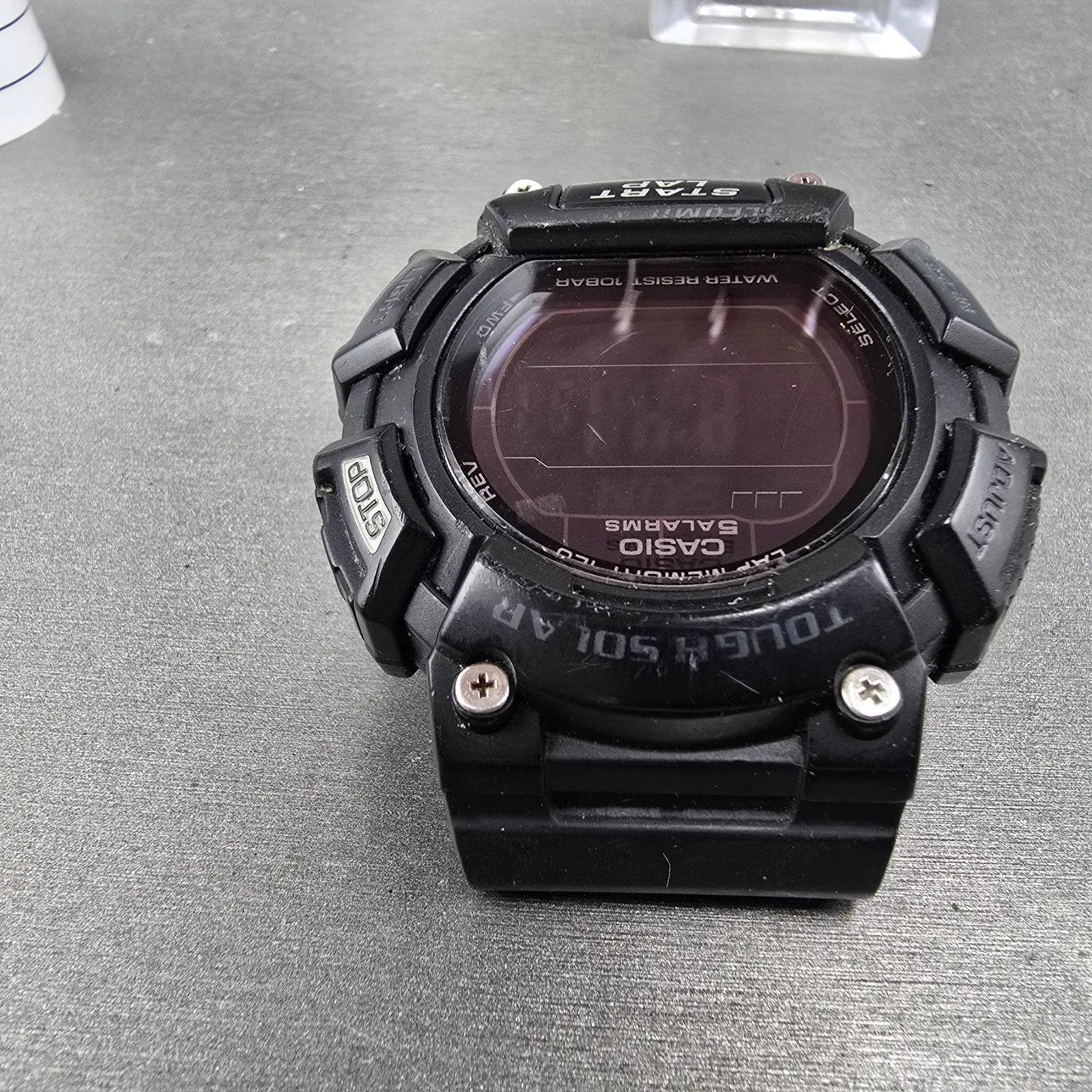 Casio STL-S110H Watch Men 53mm Black Alarm Chronograph Digital Solar Works4