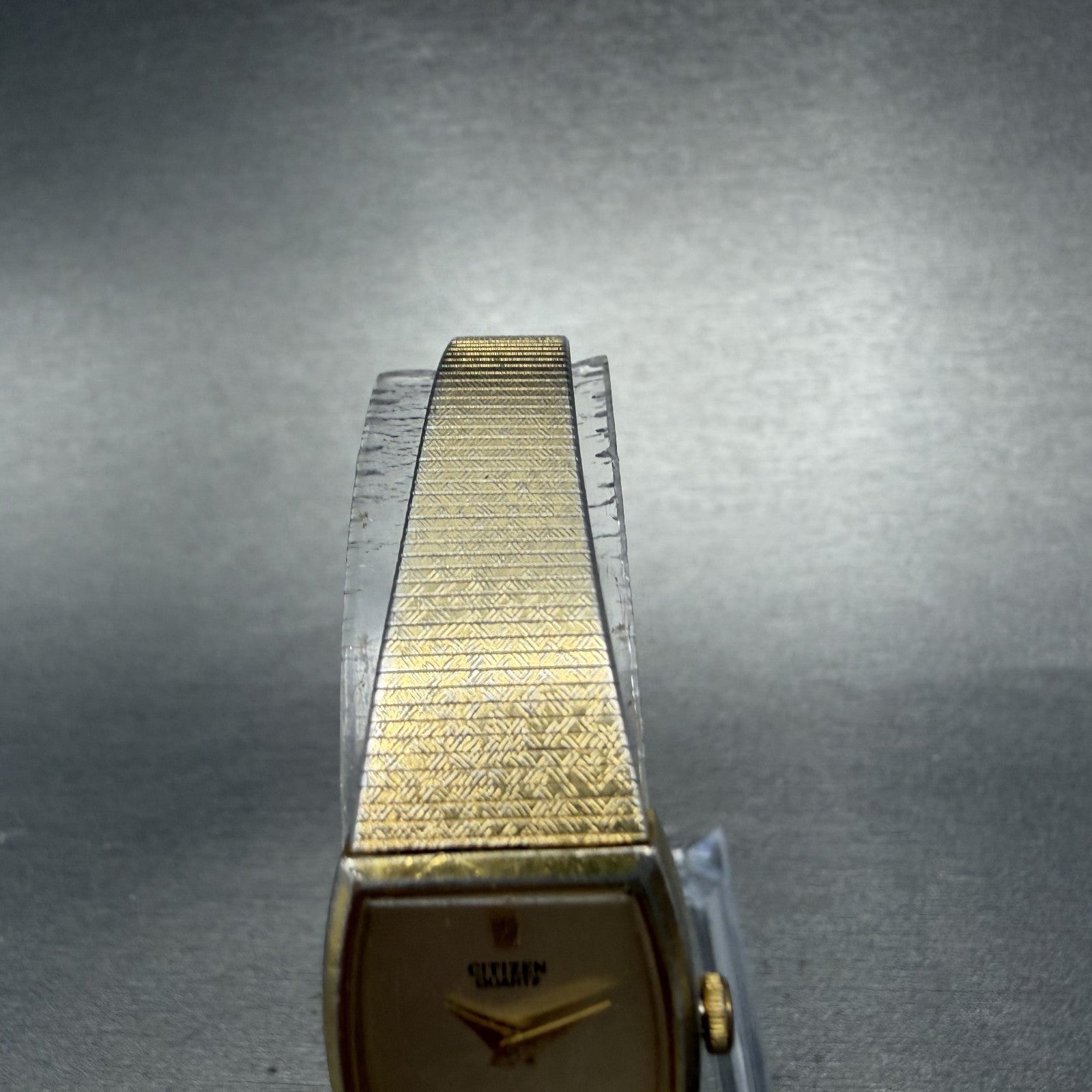Citizen Seven Watch Women 16mm Champagne Dial Gold Tone 3220-944836 New Battery4