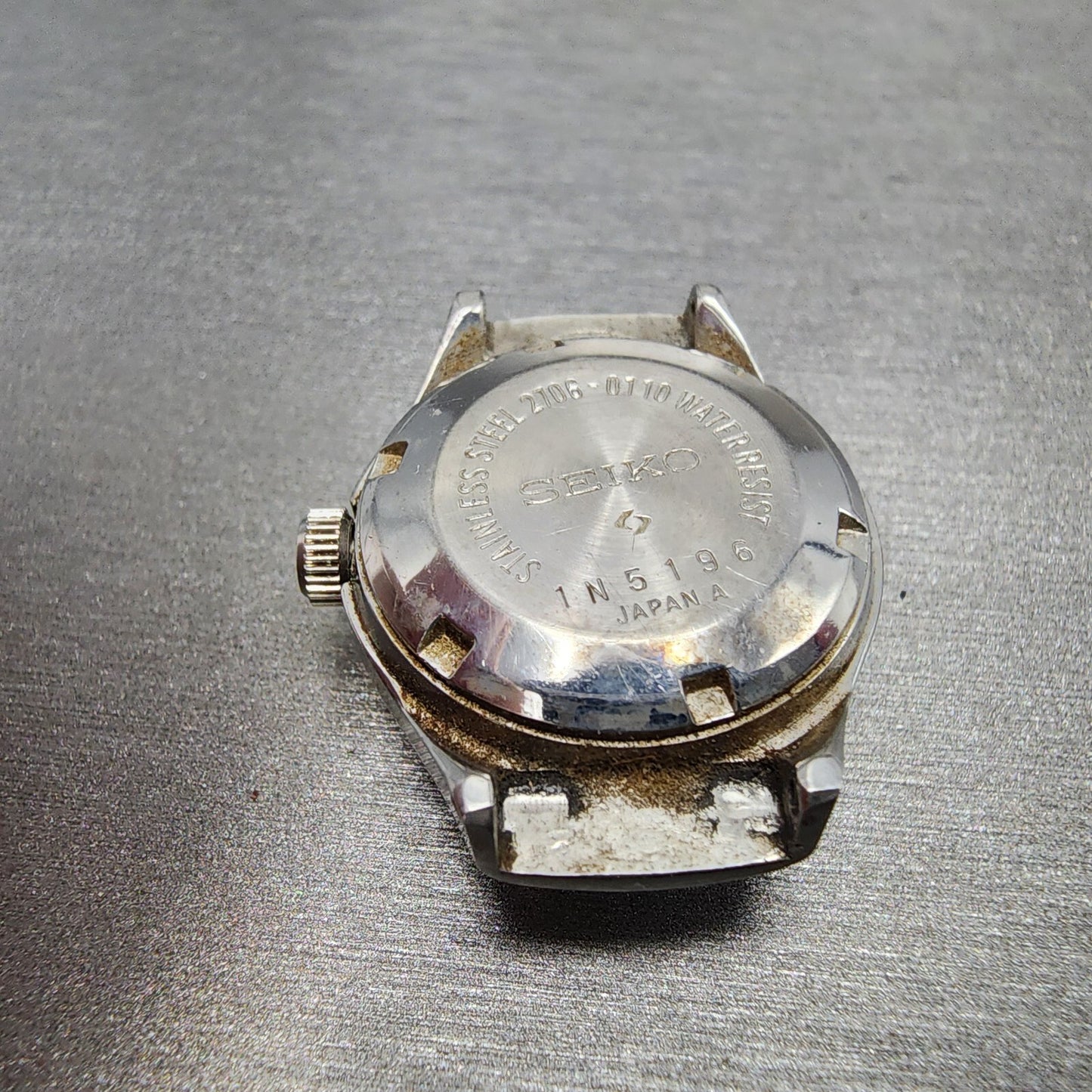 Seiko Automatic Watch Women 24mm Gray Dial Silver Tone Daydate 270607707