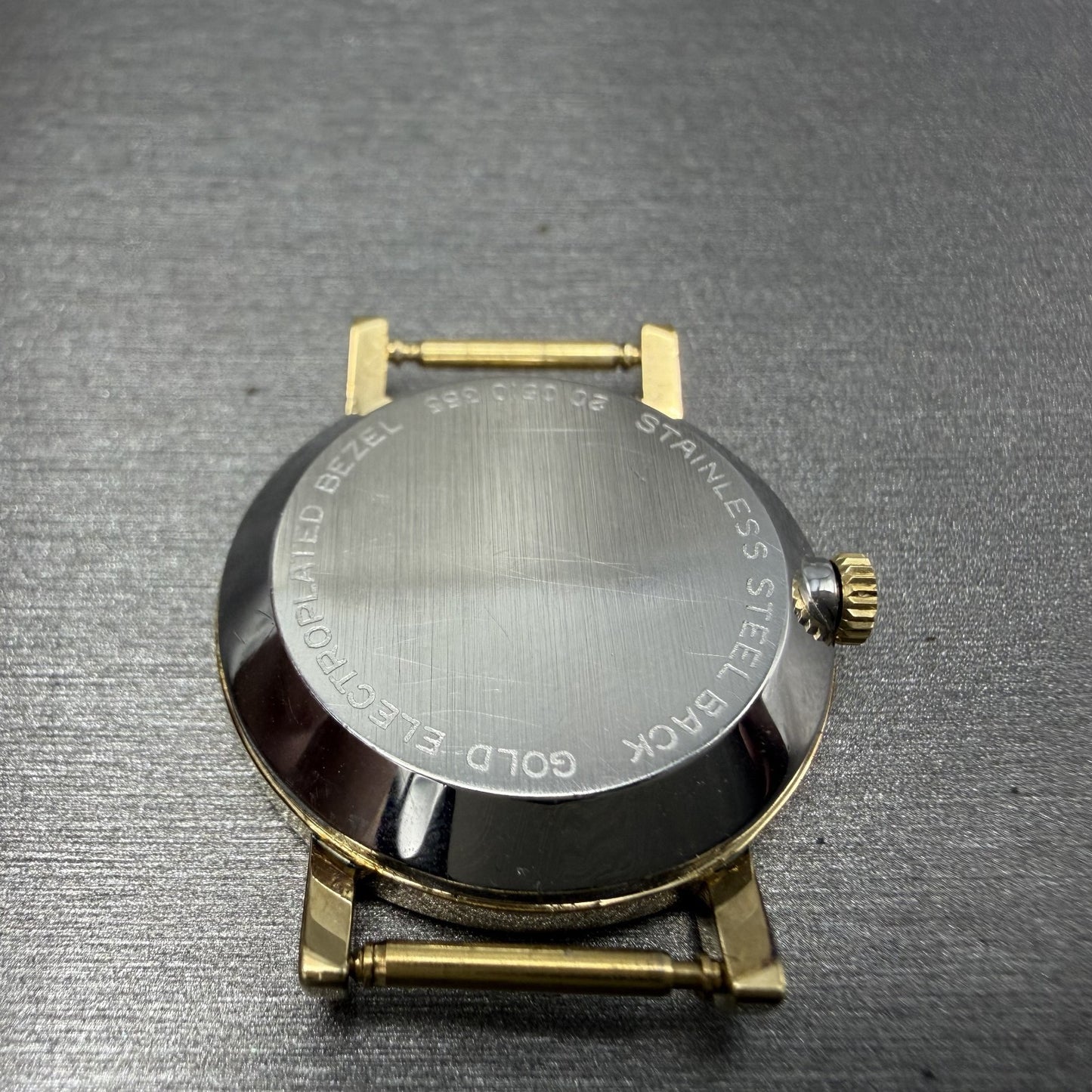 Zenith Movado Museum Watch Women 25mm White Dial Gold Plated Manual Wind PARTS11