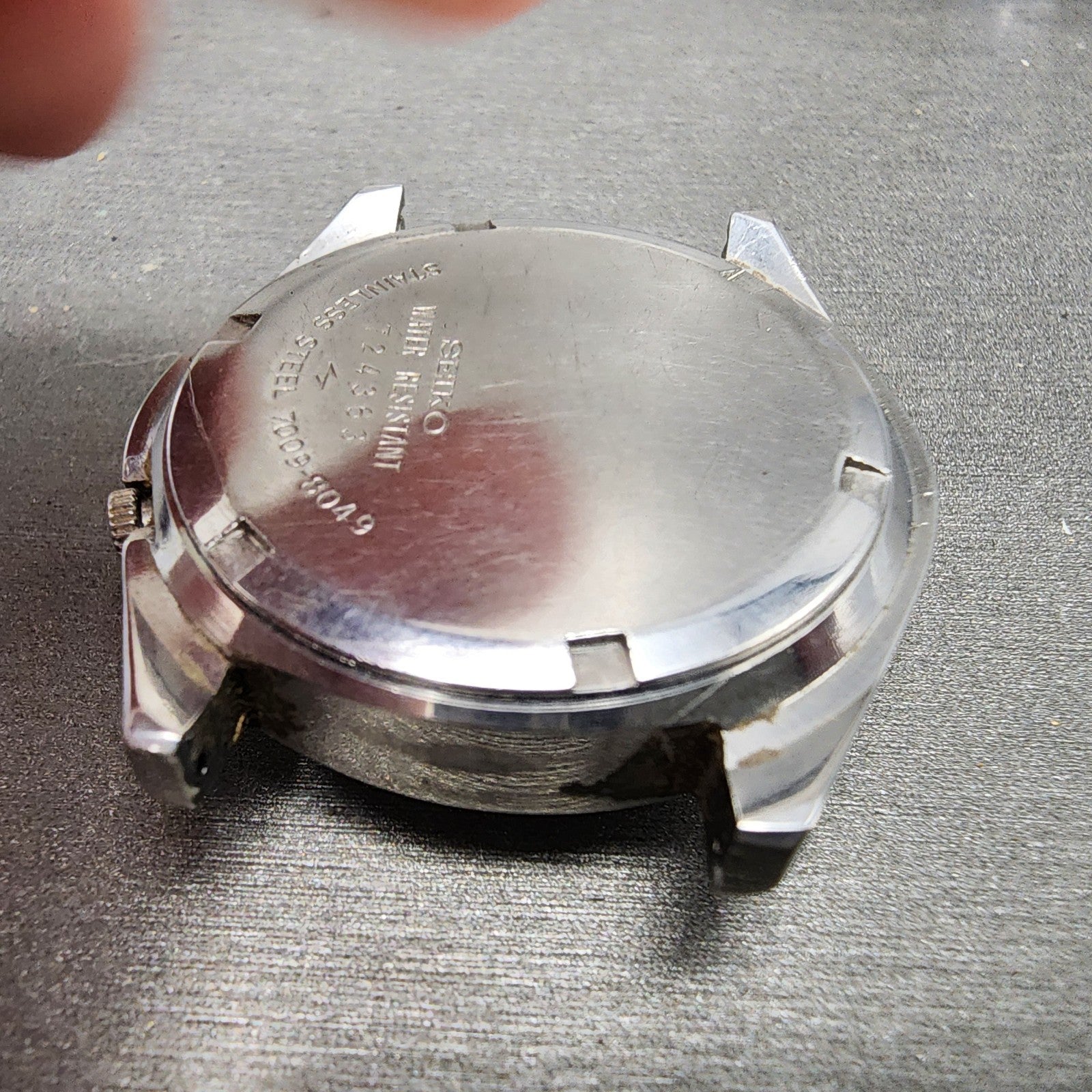 Seiko Automatic Watch Men 38mm Silver Dial Silver Tone Daydate 70098049 PARTS8