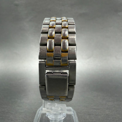 Seiko Watch Unisex 32mm White Dial Two Tone Round V701-2B50 New Battery Vintage7