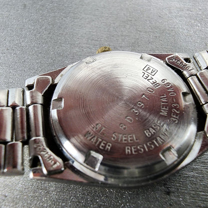 Seiko Watch Women 24mm White Dial Two Tone Daydate Round 3E230A69 New Batt BNK19