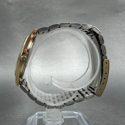 Rioch Limelight Watch Unisex 32mm Champagne Dial Gold Tone Round New Battery6