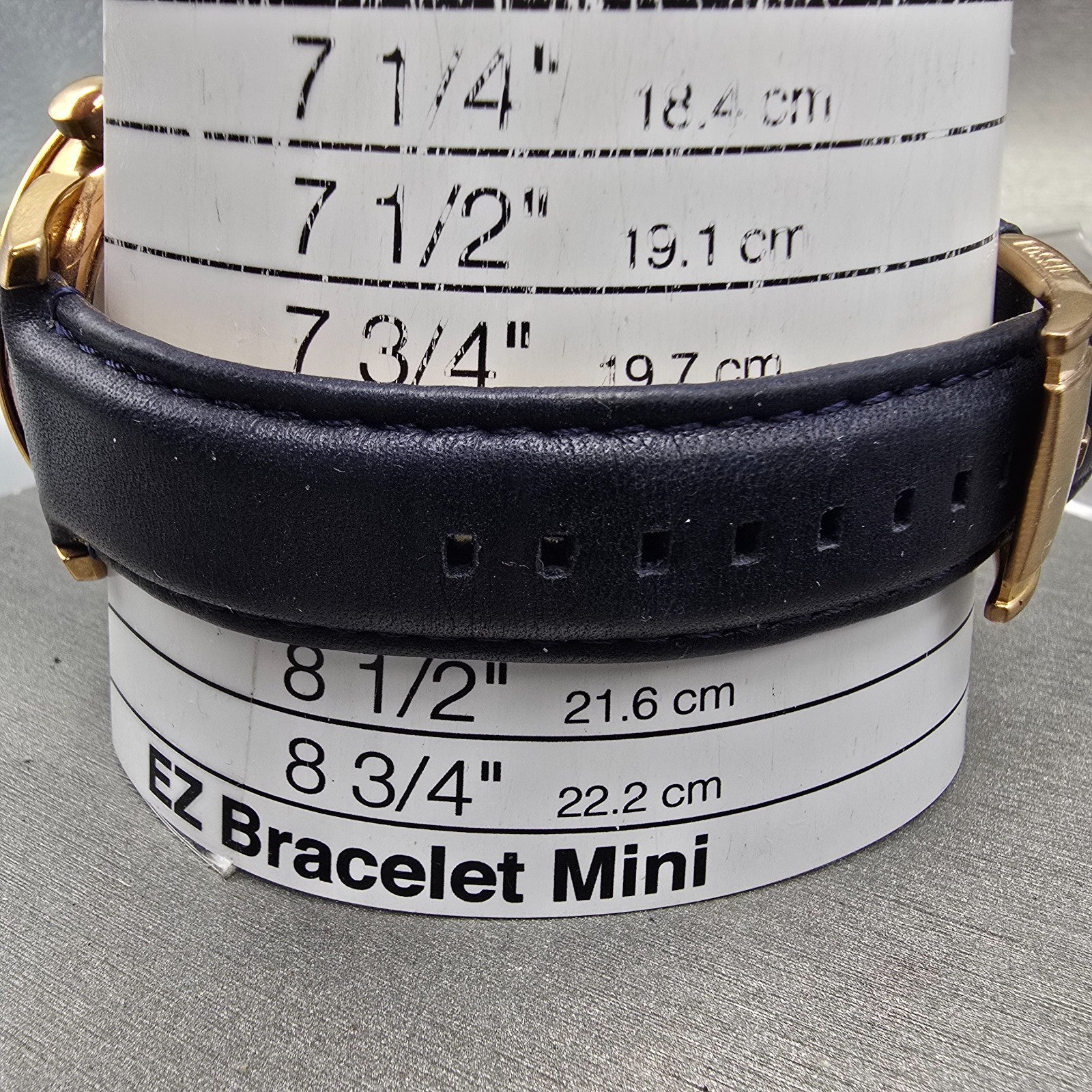 Fossil Townsman Chronograph Watch Men 44mm Blue Dial Rose Gold Tone Round NewBat10
