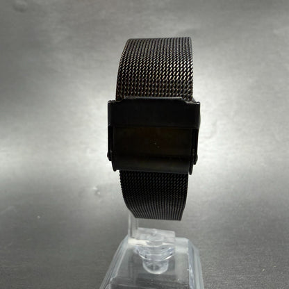 Skagen Watch Unisex 34mm Black Dial Black Tone Date Round 170LTMB1 New Battery7