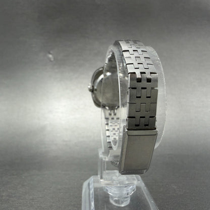 Seiko Automatic Watch Women 25mm Yellow Dial Silver Tone Daydate 2706-0130 Runs7