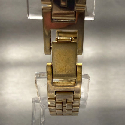Seiko Watch Women 17mm Gold Dial Gold Tone Oval 2Y00-0G78 New Battery7