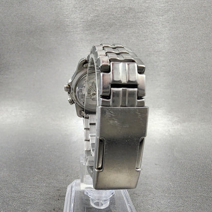 Eddie Bauer Watch Women 32mm Gray Dial Silver Tone Date Alarm Round New Battery7