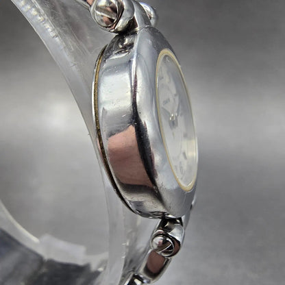 Coach Watch Women 22mmm Silver Dial Steel Round Leather W024PARTS5