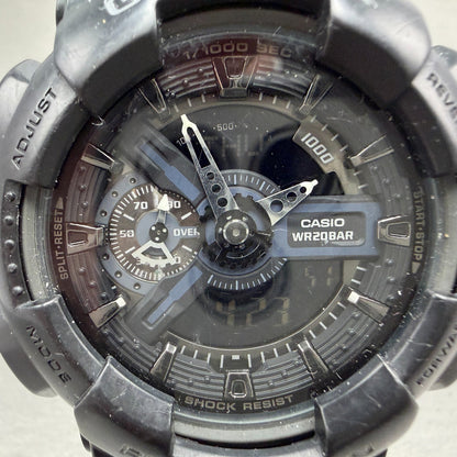 Casio G-Shock GA-110 Watch Men 51mm Ana Digi Black Alarm Chrono New Battery AJIK1