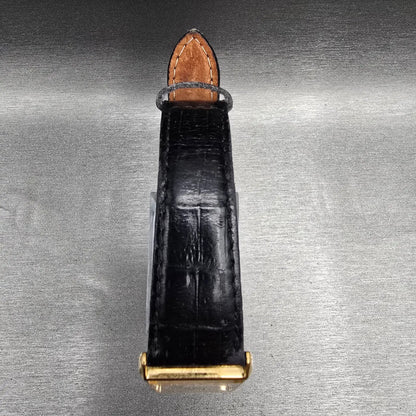 Seiko Tank Watch Men 24mm Gold Dial Gold Tone Rectangle V701-5E10 New Battery4