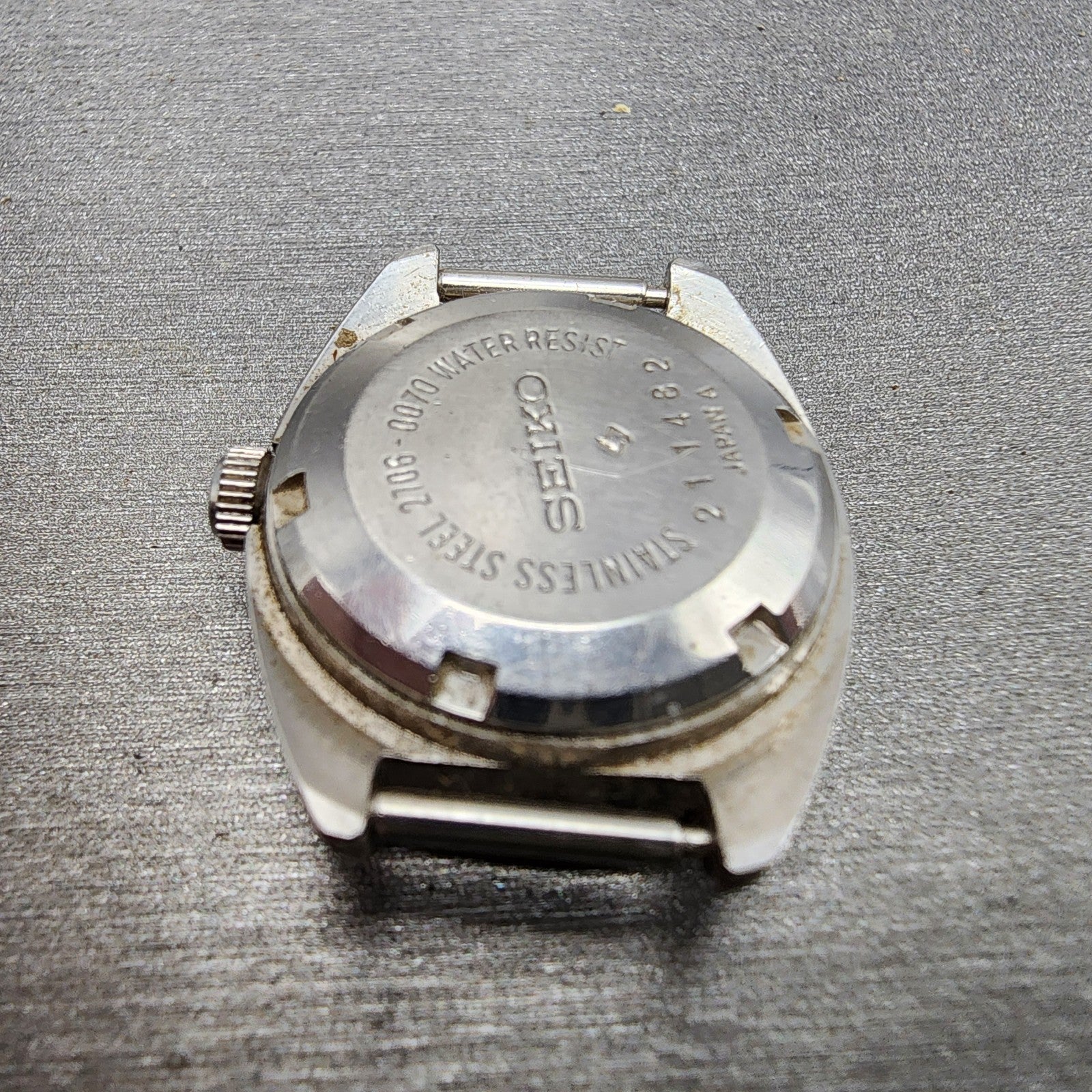 Seiko Automatic Watch Women 24mm Gray Dial Silver Tone Daydate 27060070 PARTS8