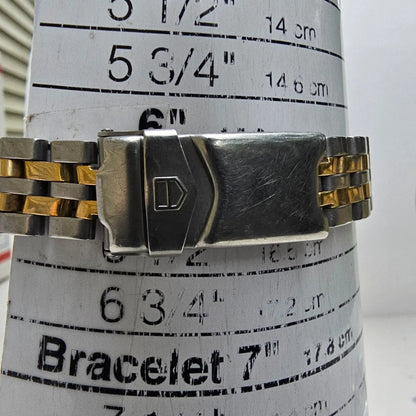 Tag Heuer Professional 200 Dive Watch Women 28mm Gold Dial Two Tone Date NewBatt9