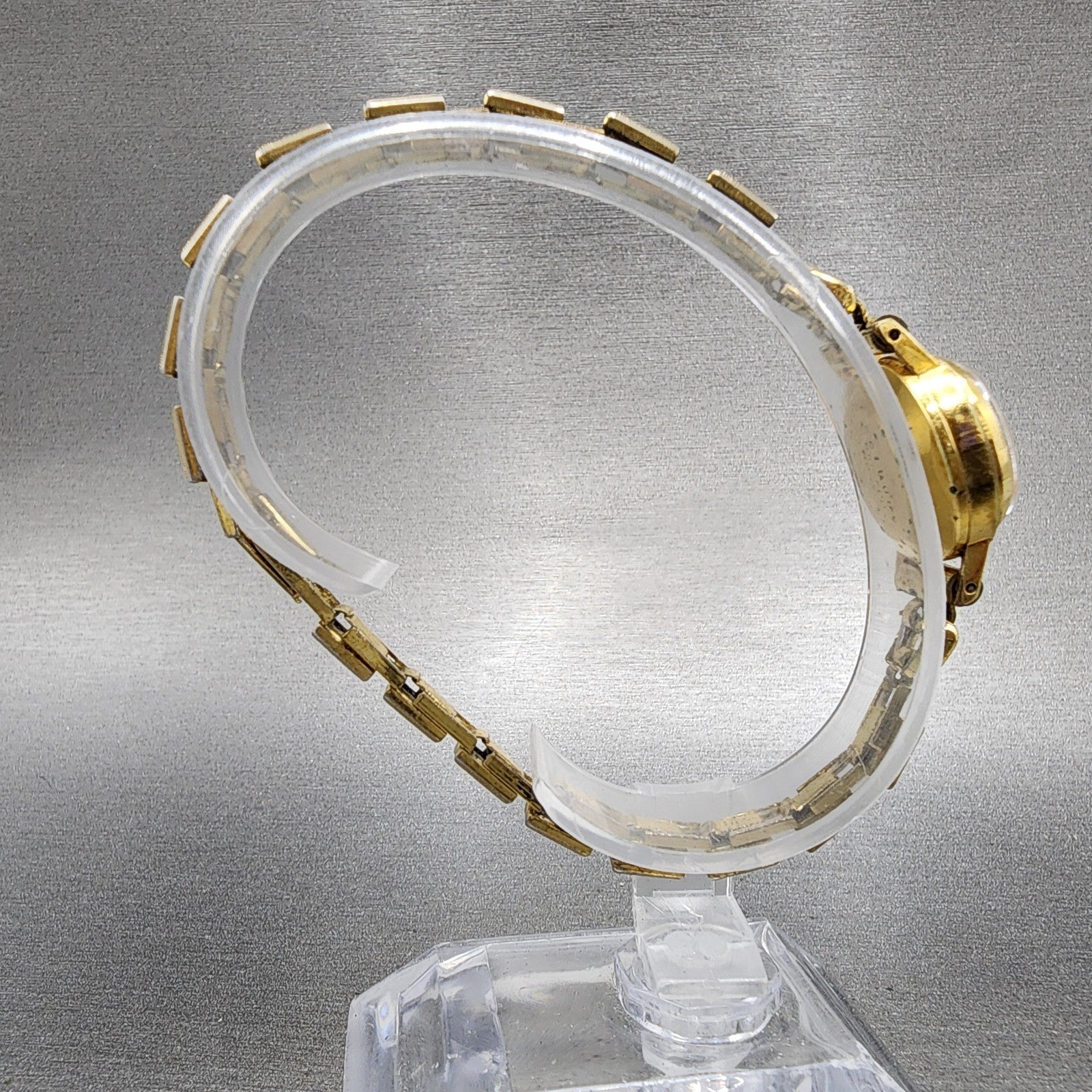 Seiko Angel Watch Women 20mm Cream Dial Gold Plated Manual Wind 10040090 Runs8