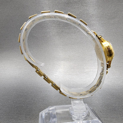 Seiko Angel Watch Women 20mm Cream Dial Gold Plated Manual Wind 10040090 Runs8