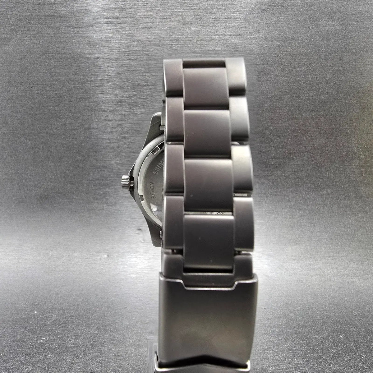 Luminox H3 MBM Watch Men 36mm Black Dial Steel Date Round New Battery W/Box7