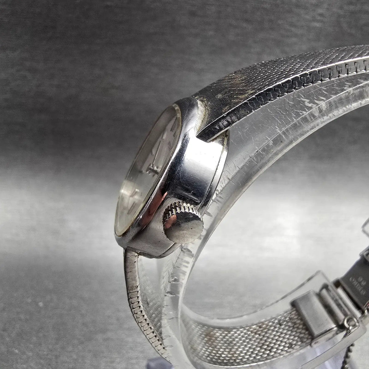 Seiko Watch Women 21mm Silver Dial Silver Tone Round 11-4670 Manual Wind Works 92