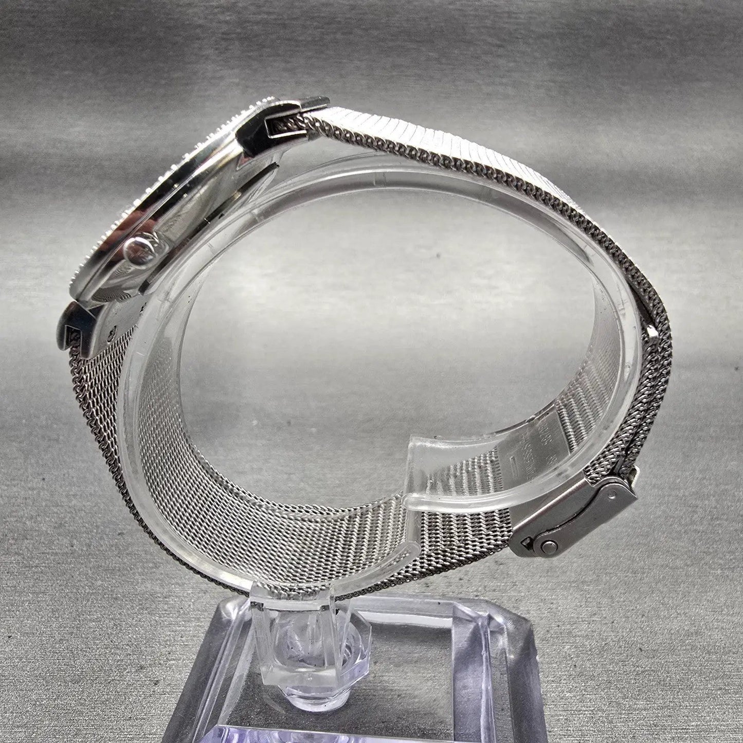 Skagen Watch Women 32mm MOP Dial Silver Tone Gemmed Round 644LSS1 New Battery6