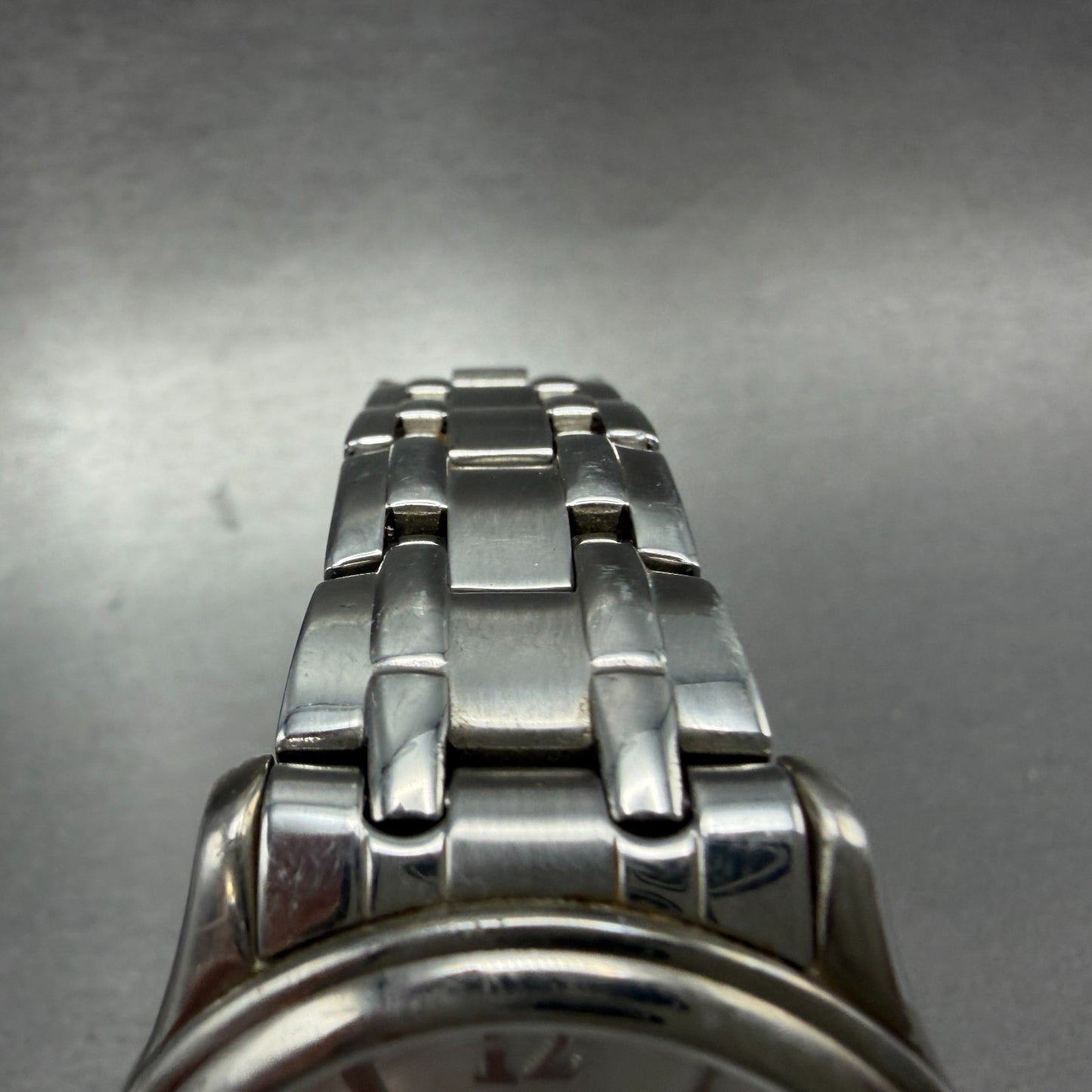 Bulova Watch Men 38mm Silver Dial Silver Tone Round 96A000 New Battery Vintage4