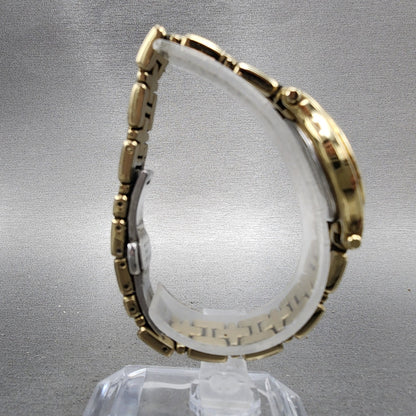 Citizen EcoDrive Watch Women 26mm MOP Dial Gold Tone Round Runs E031S0218218