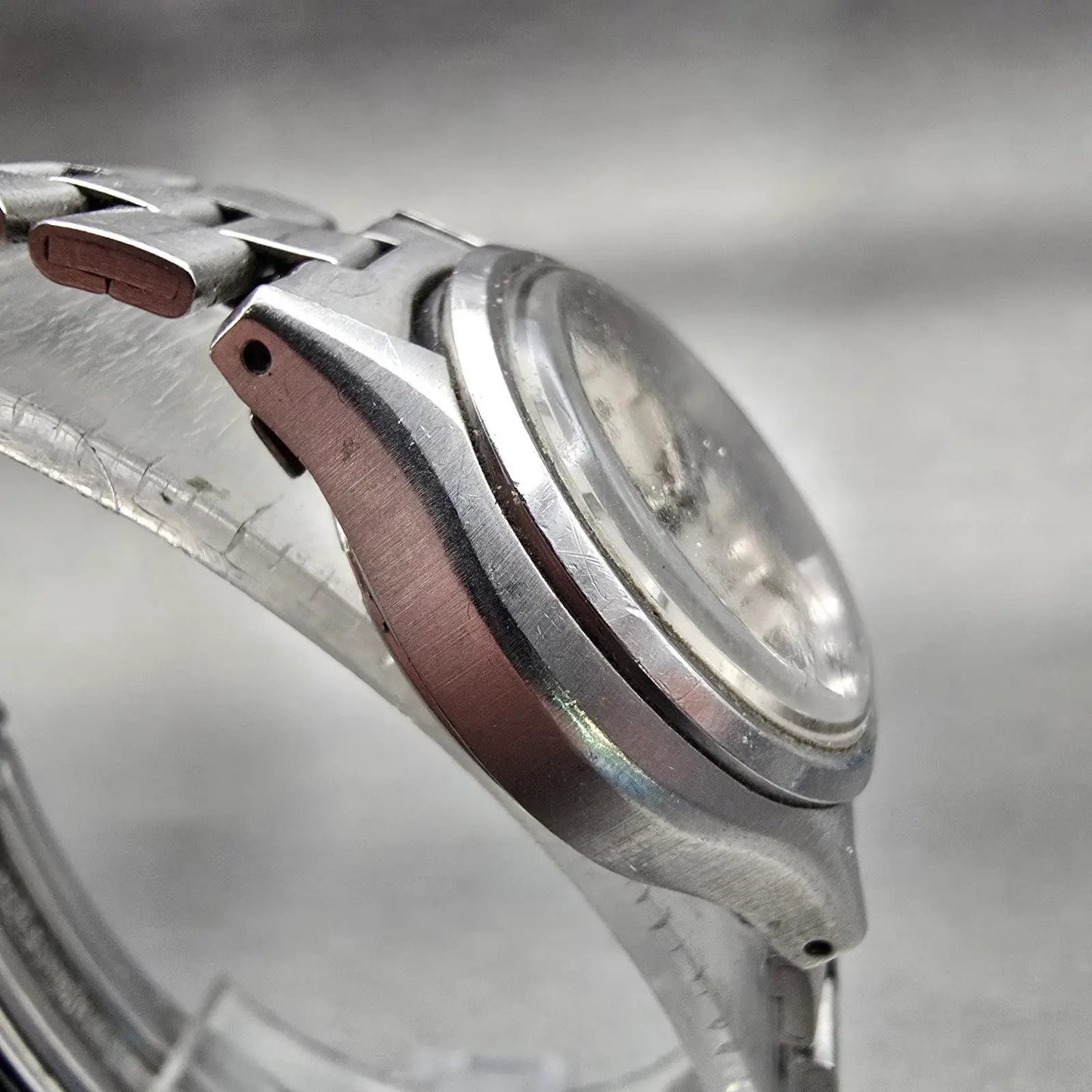Seiko Watch Women 25mm Silver Dial Silver Tone Daydate Round 2626-0090 New Batt3