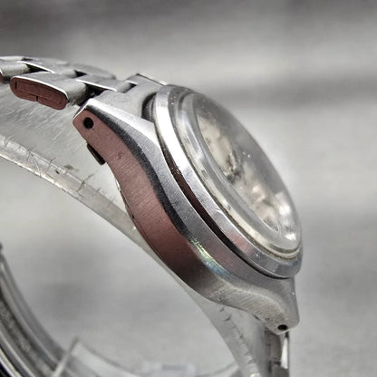 Seiko Watch Women 25mm Silver Dial Silver Tone Daydate Round 2626-0090 New Batt3