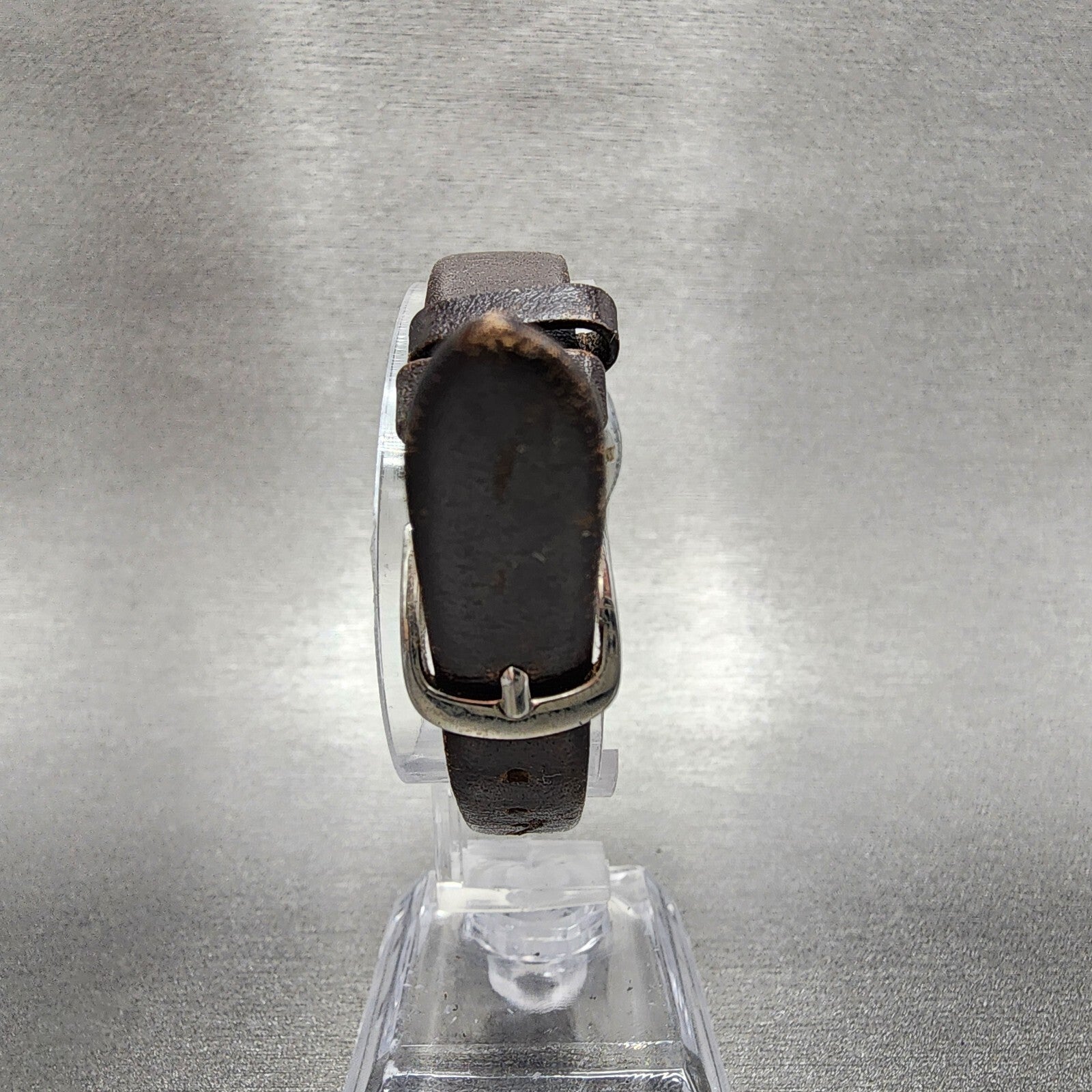 VTG Seiko Alba Watch Women 25mm Silver Dial Silver Tone Daydate Round New Batt7