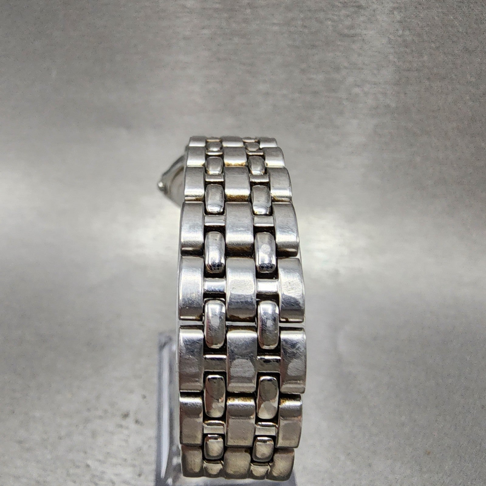 Raymond Weil Tango Watch Women 28mm Black Dial Silver Tone Date 5360 New Battery7