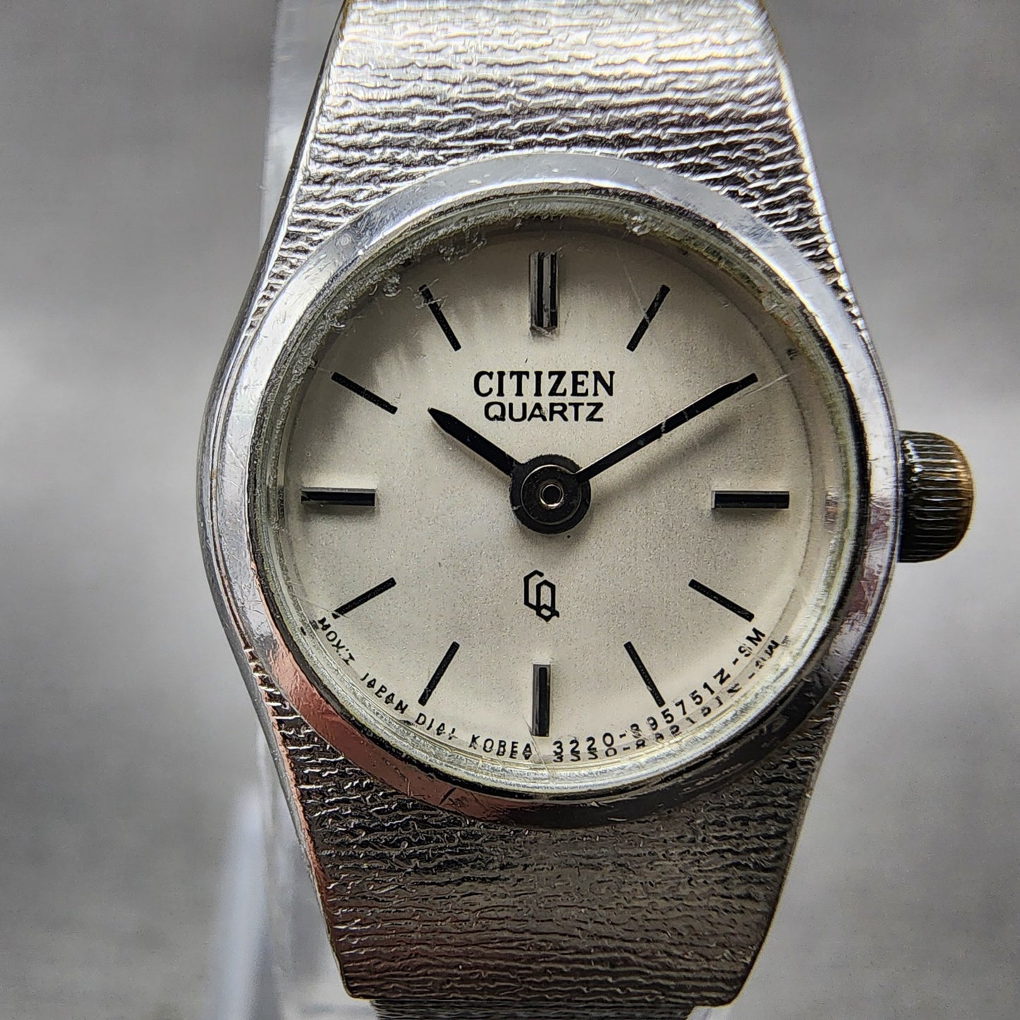 Citizen CQ Watch Women 17mm Silver Dial Silver Tone 3220891244 New Battery1