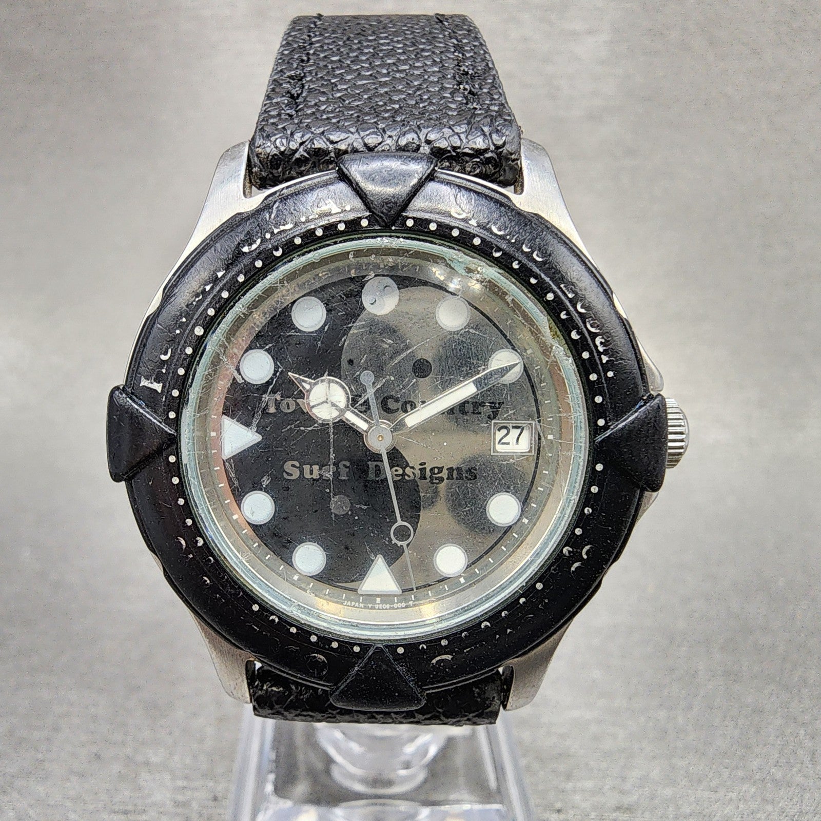 Orient Town & Country Surf Designs Watch Men 36mm Silver Dial Steel Date NewBat0