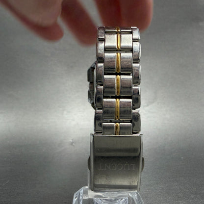 Rado Watch Women 26mm Orange Dial Silver Tone Octagon Manual Wind Runs VTG7