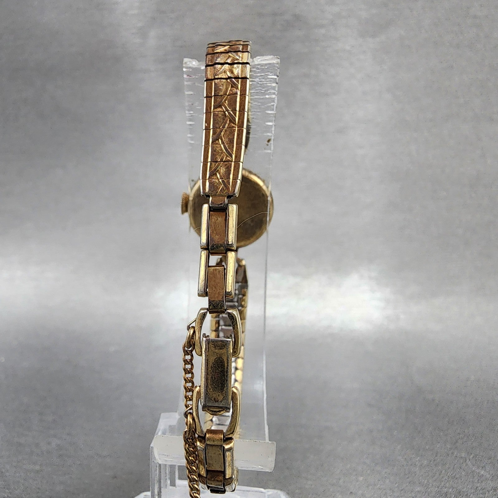 Omega Watch Women 17mm Silver Dial 14K Gold Filled Manual Wind Runs Caliber 4847