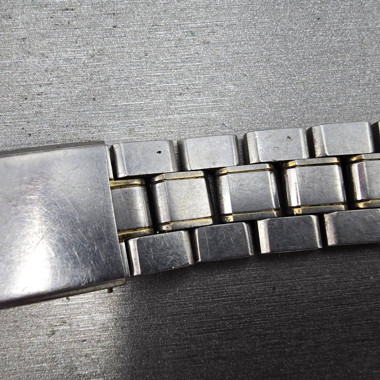 Seiko Bracelet For V742-8119 18mm Stainless Steel Two Tone 4916ZI Vintage2