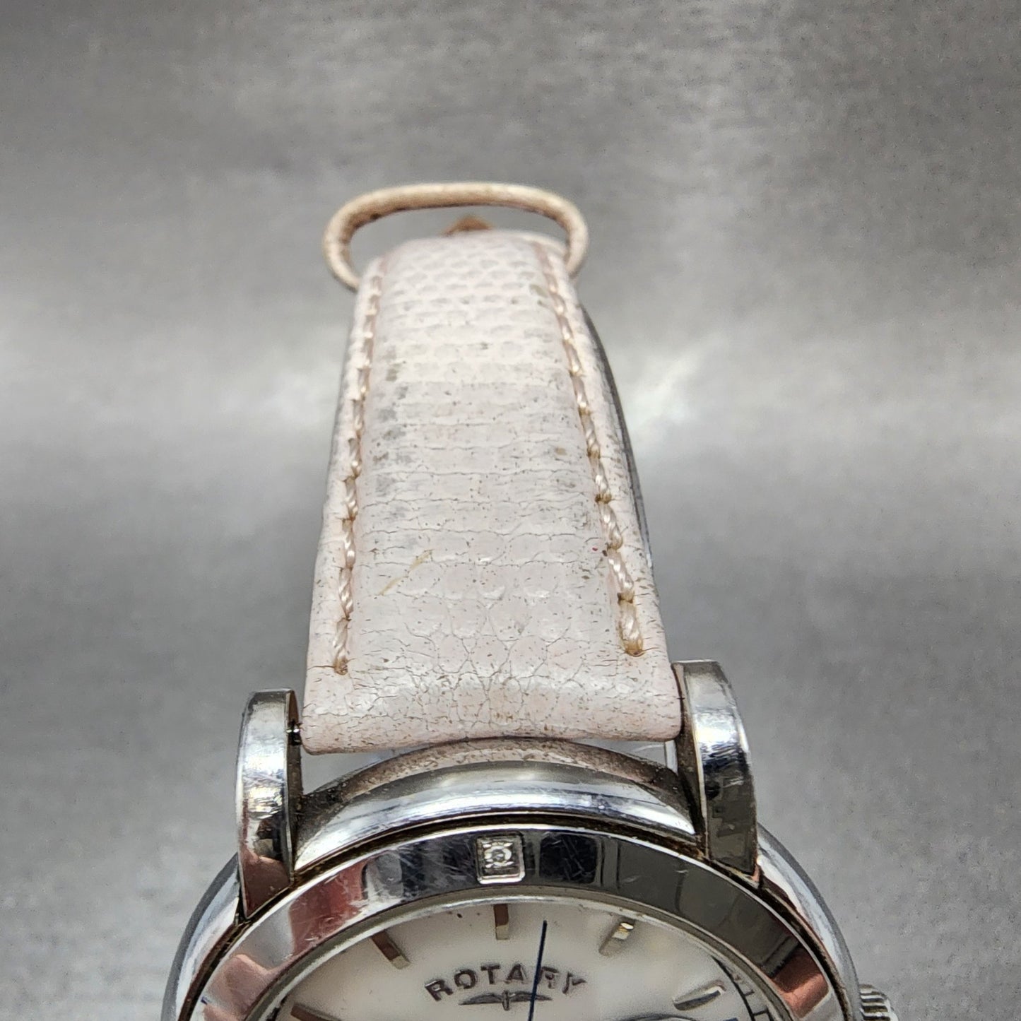 Rotary Rocks Watch Women 35mm MOP Dial Steel Daydate Round Diamond New Battery4
