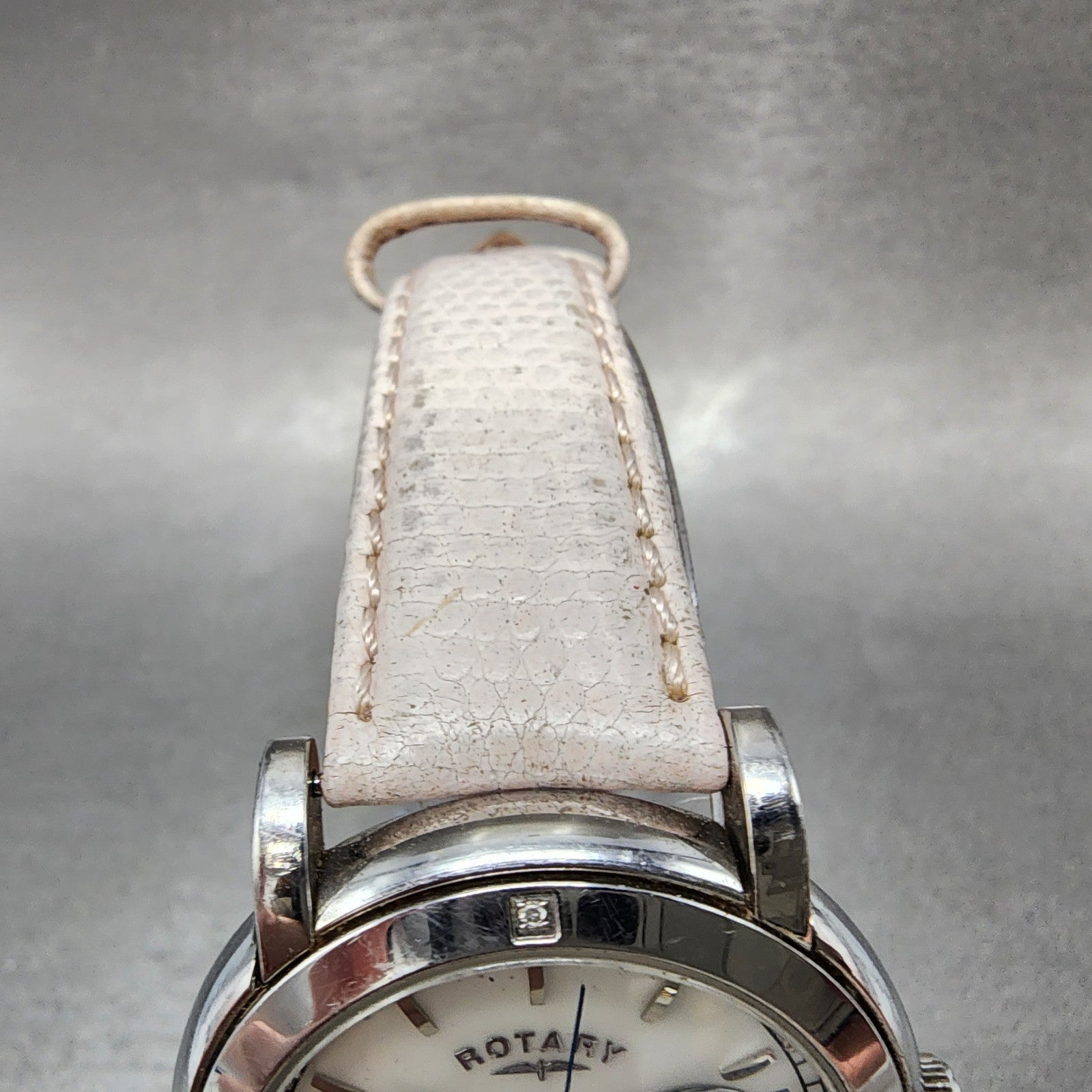 Rotary Rocks Watch Women 35mm MOP Dial Steel Daydate Round Diamond New Battery4
