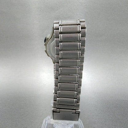 Timex Ironman Watch Women 32mm Digital Silver Tone Round New Battery VTG7