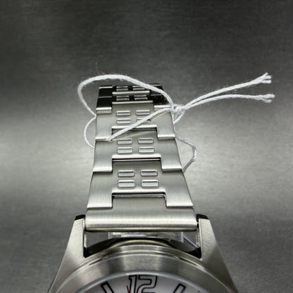 Casio MTP-E350 Watch Men 39mm White Dial Silver Tone Daydate Metal Bracelet4