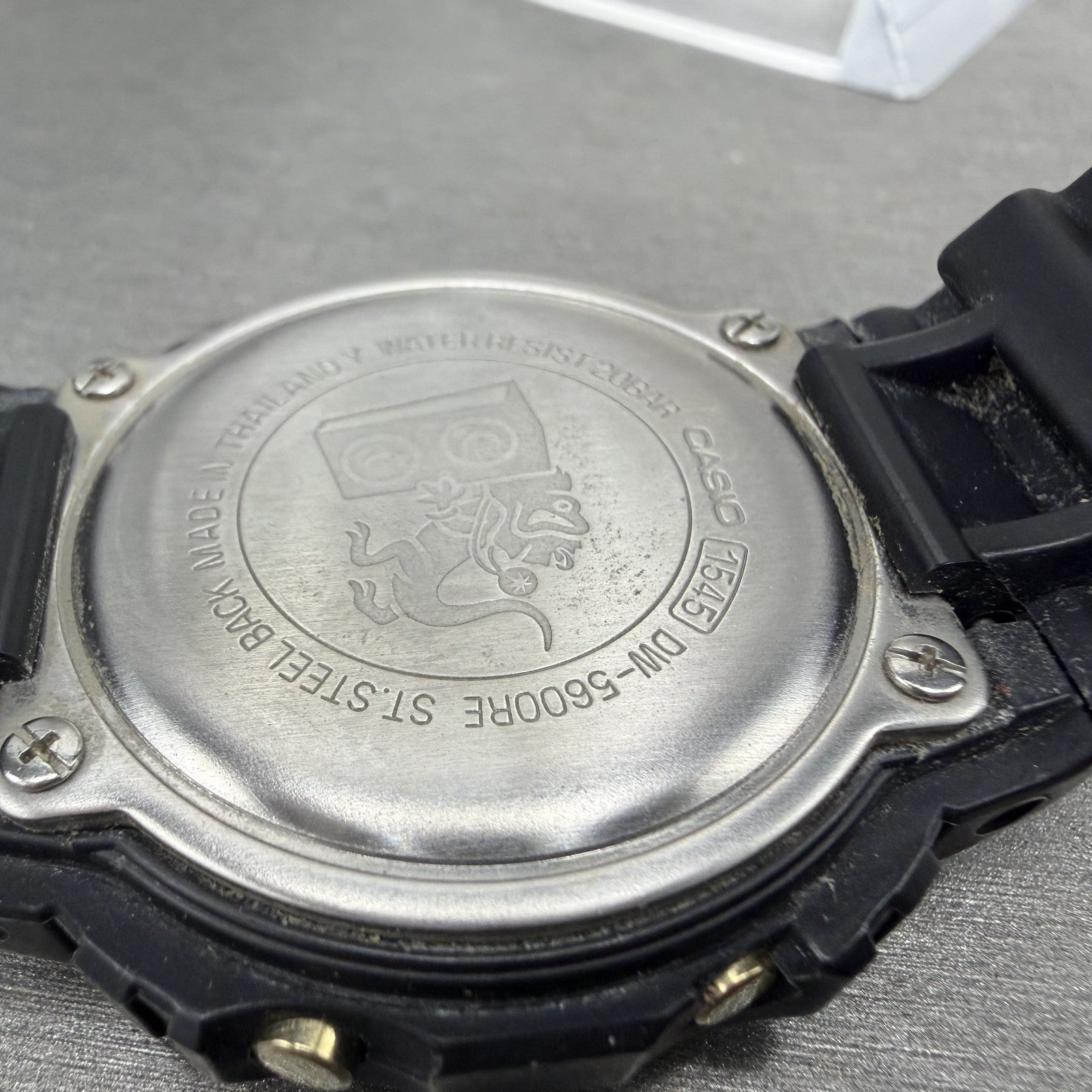 Casio G-Shock Watch Men 43mm Digital Black Gold DW-5600RE Octagon New Battery10