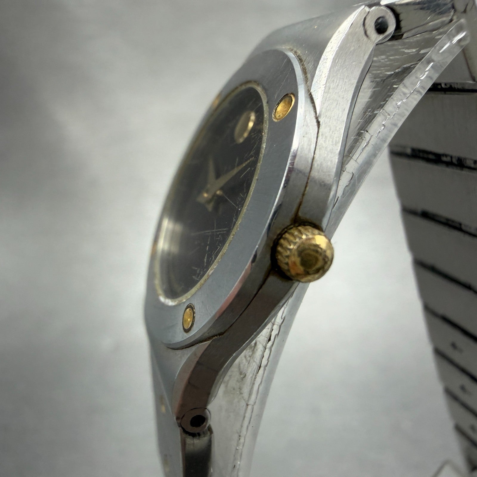 Movado Museum Watch Women 23mm Black Dial Two Tone Round 86-A1-836K New Battery2