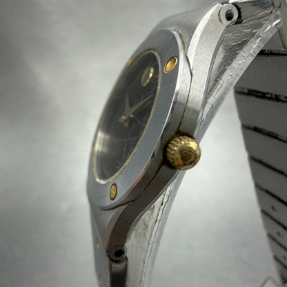 Movado Museum Watch Women 23mm Black Dial Two Tone Round 86-A1-836K New Battery2