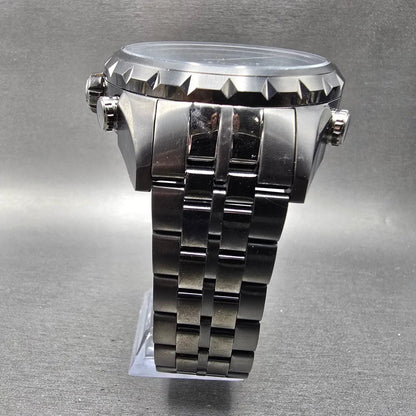 Invicta Coalition Forces Watch Men 57mm Black Dial Black Tone Round New Battery7
